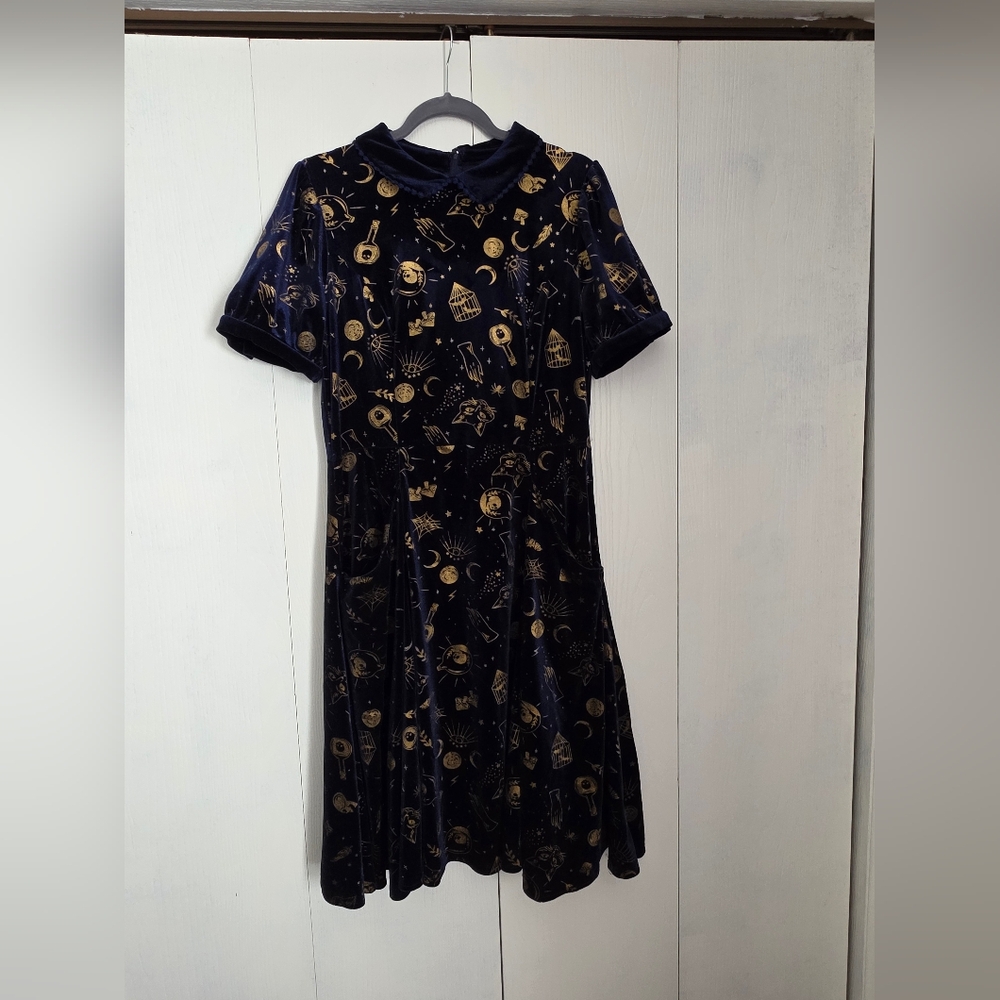 Modcloth X Collectif Velvet Potions Dress